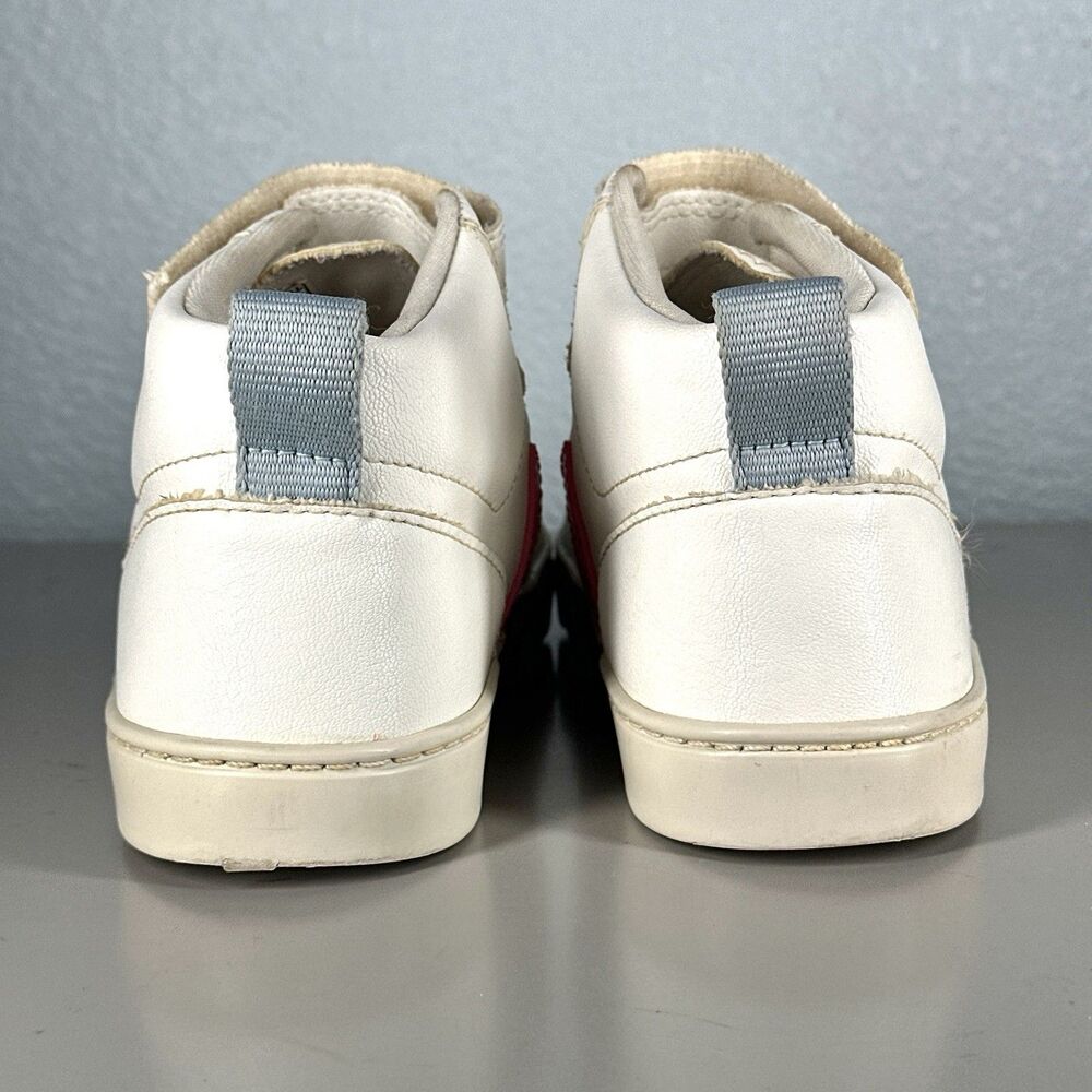 Veja Small V-10 Mid Sneakers Leather Toddler US 2 EU 33 White Pink - Picture 10 of 15
